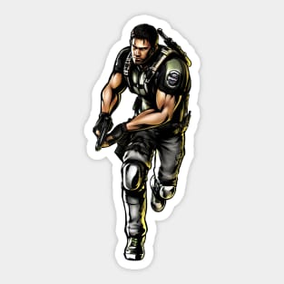 Resdent Evil 5 - Chris redfield Sticker